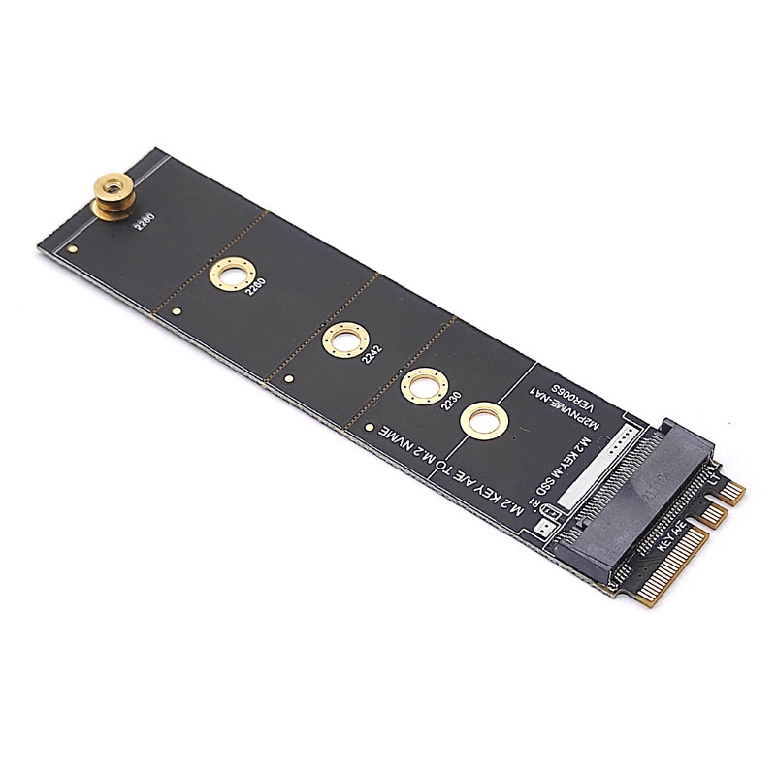 M.2 Key A E to M.2 NVME Adapter Card NGFF to Key M Expansion Card Solt Socket G