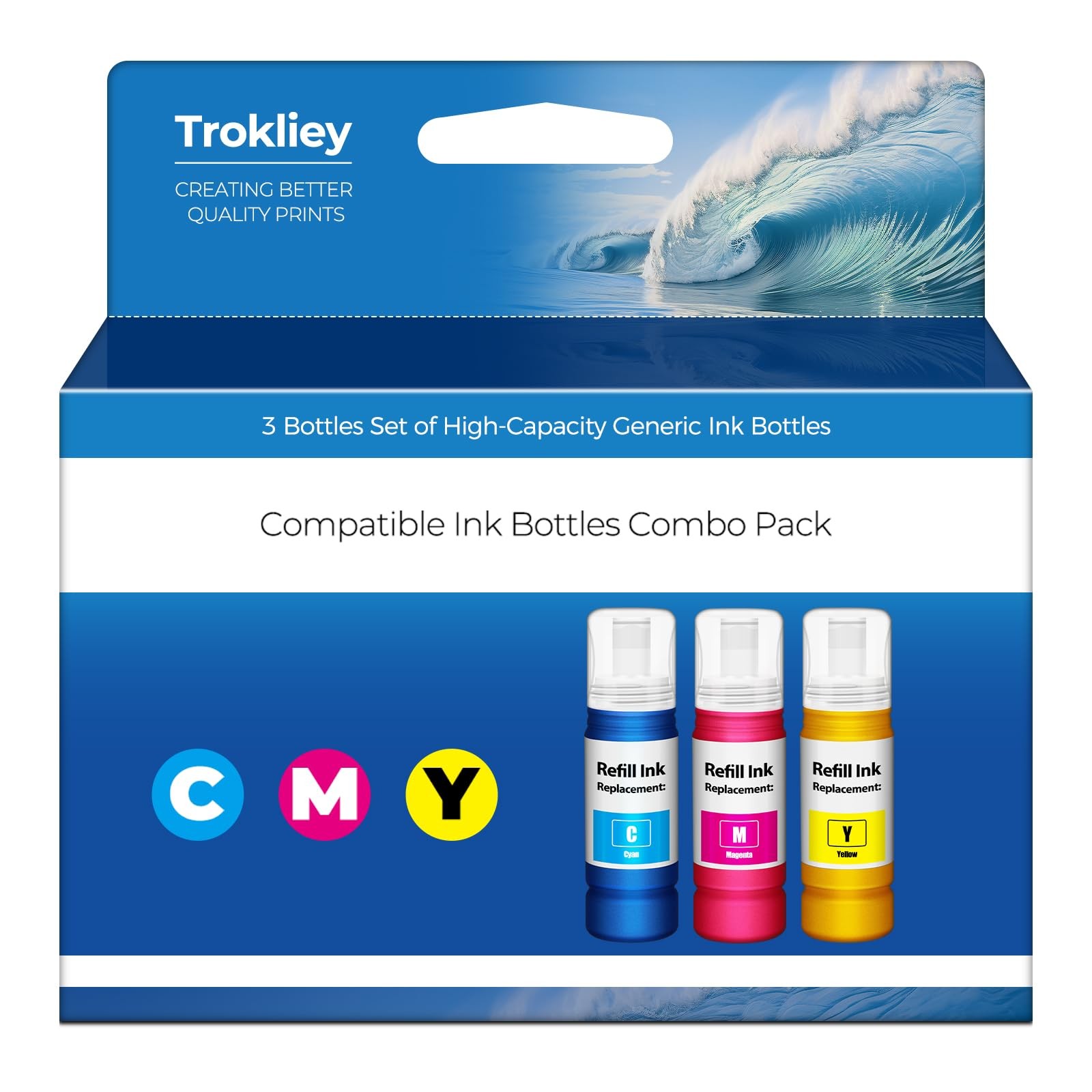 Comptible for EPT502 Ink Bottle Color ET-2760 ET-2850 ET-4760 ET-3850 Replace...