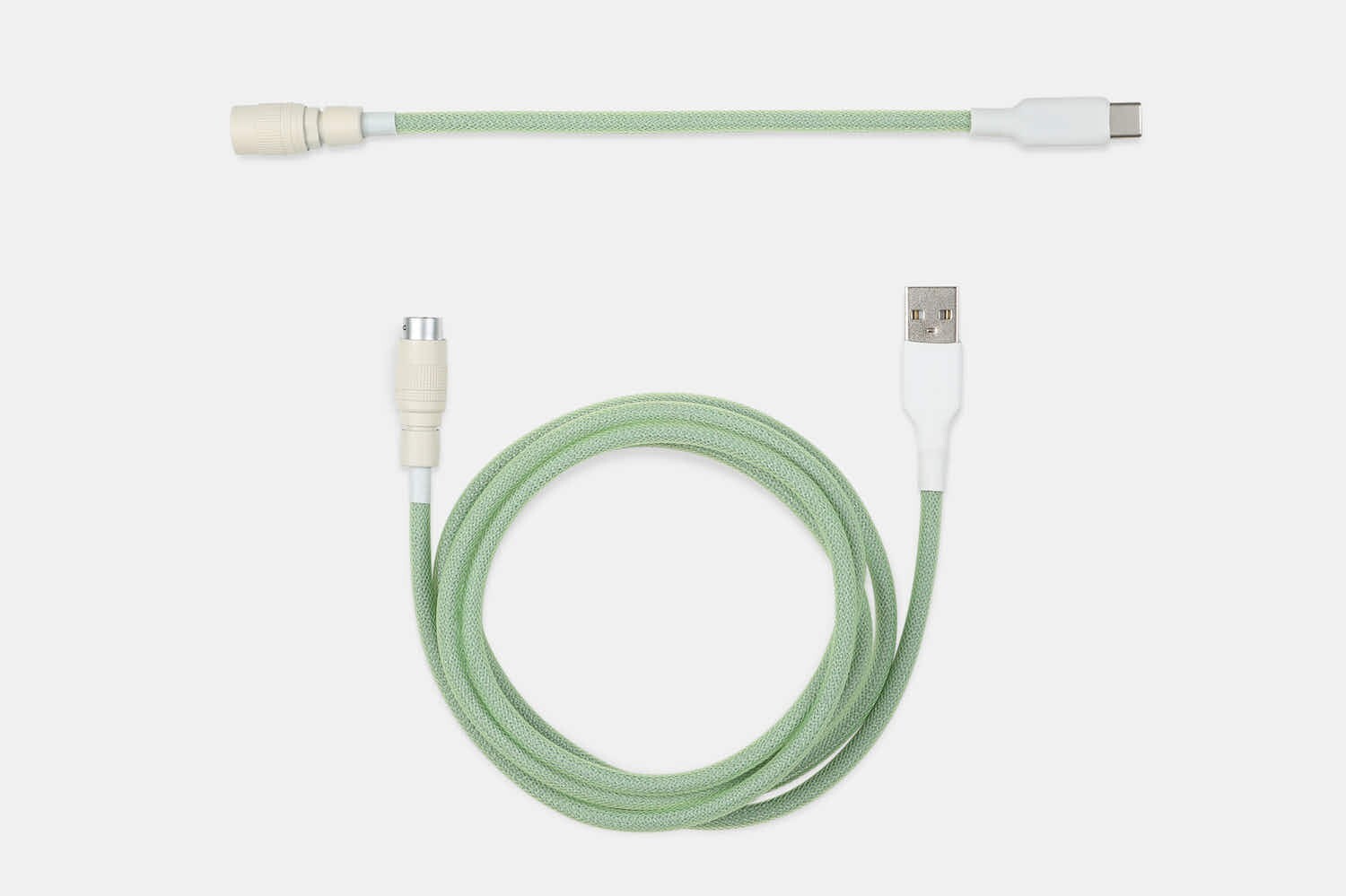 DROP Jasmine YC8 Straight Mechanical Keyboard Cable USB-C to USB-A - 5ft (1.5m)