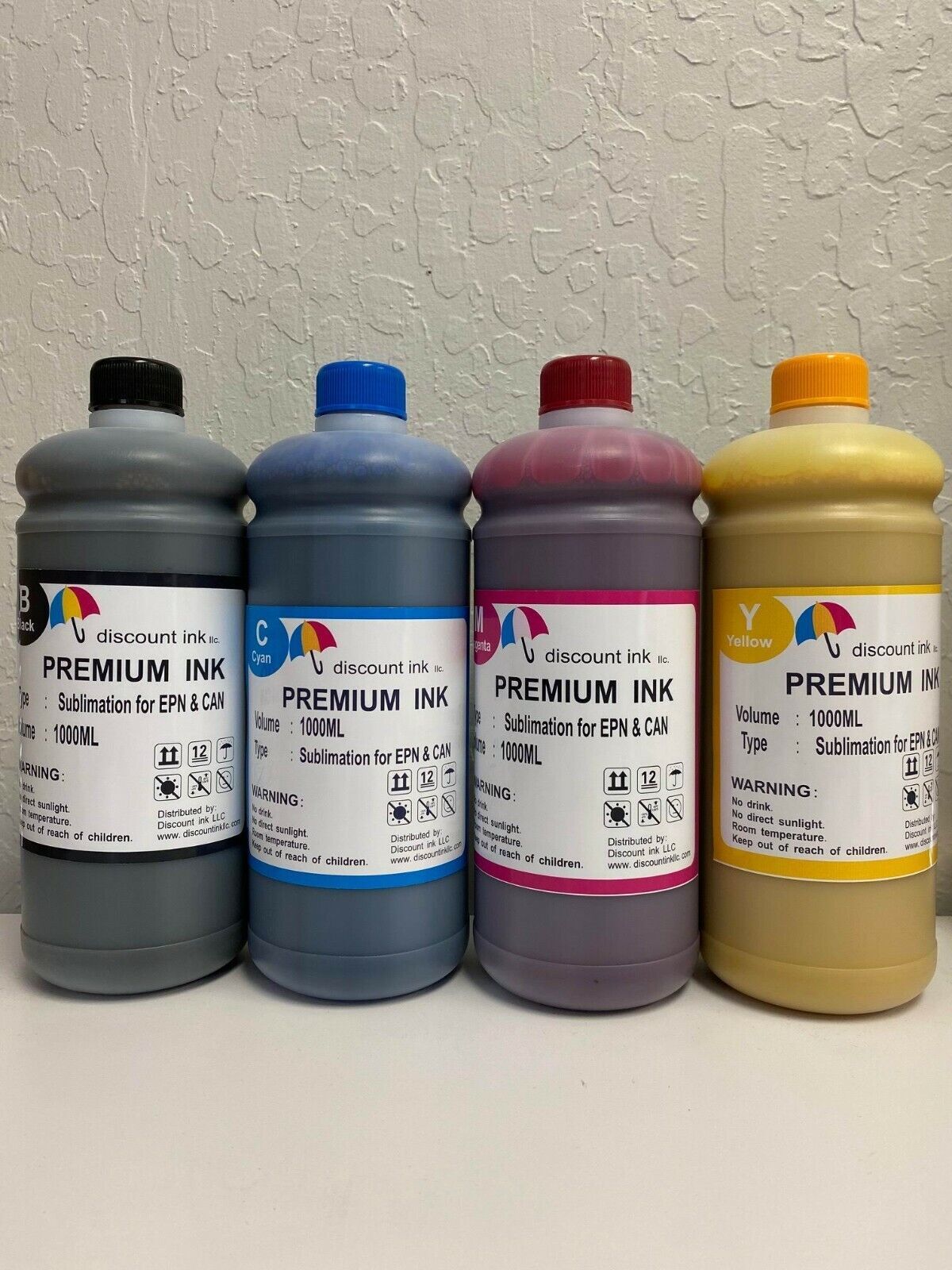 Sublimation Ink for Epson ET-2760 2720 4800 2800 2803 WF 7710 7720 4x1000ml