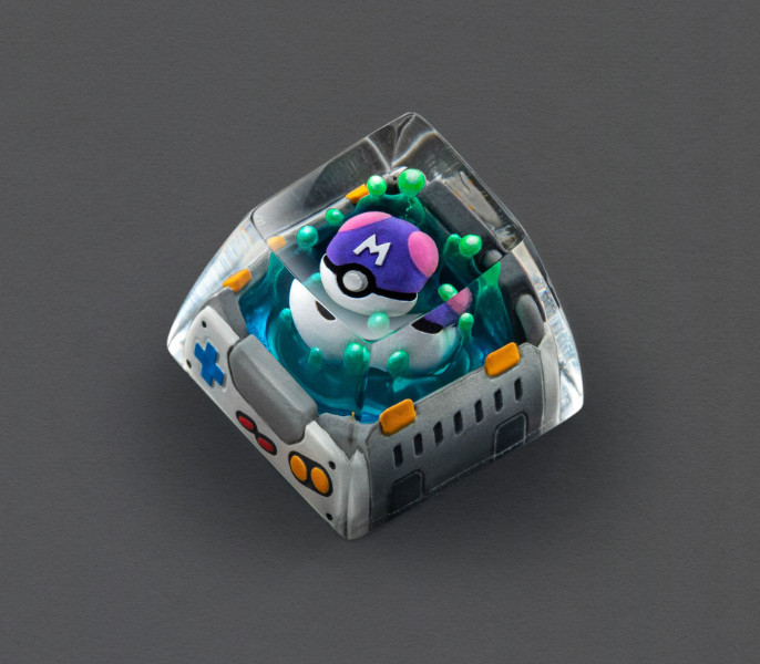 S-craft Pokemon Keycaps master ball | Cherry MX Switches