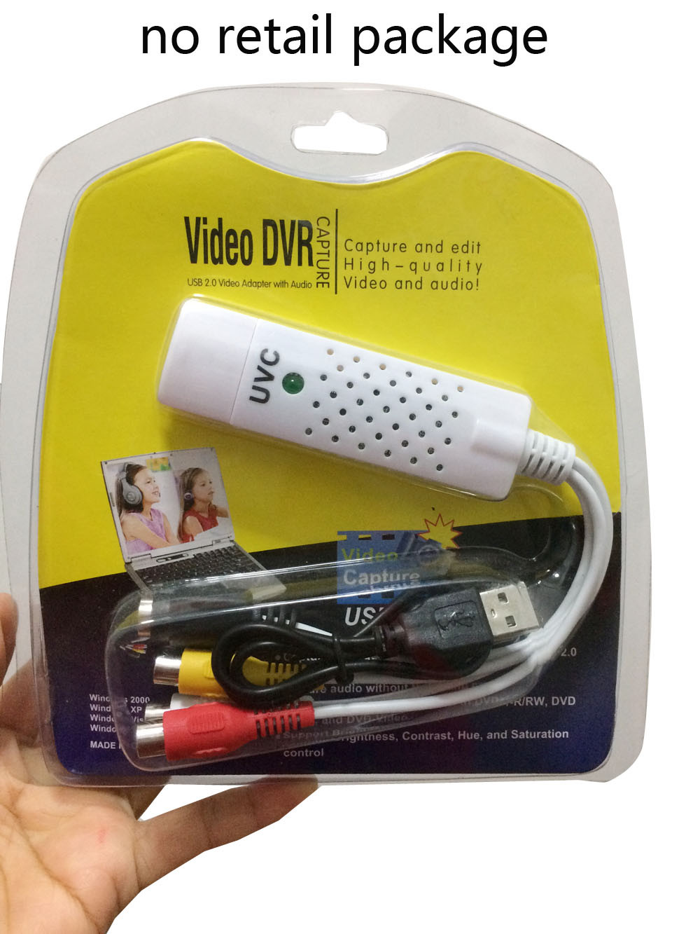 USB 2.0 UVC Video Audio Capture Card Adapter VHS to DVD Capture Win7/8/10