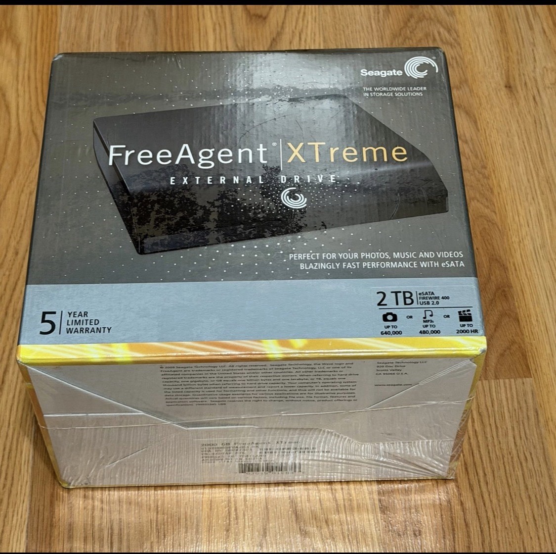 Seagate FreeAgent XTreme 2TB External Drive eSATA FireWire USB 2.0