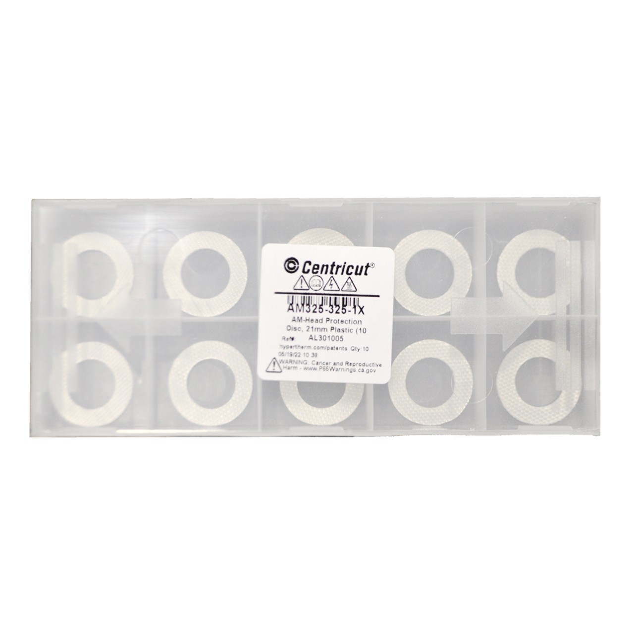 Hypertherm AM325-325-1X AM-Head Protection Disc, 21mm Plastic, 10 pack