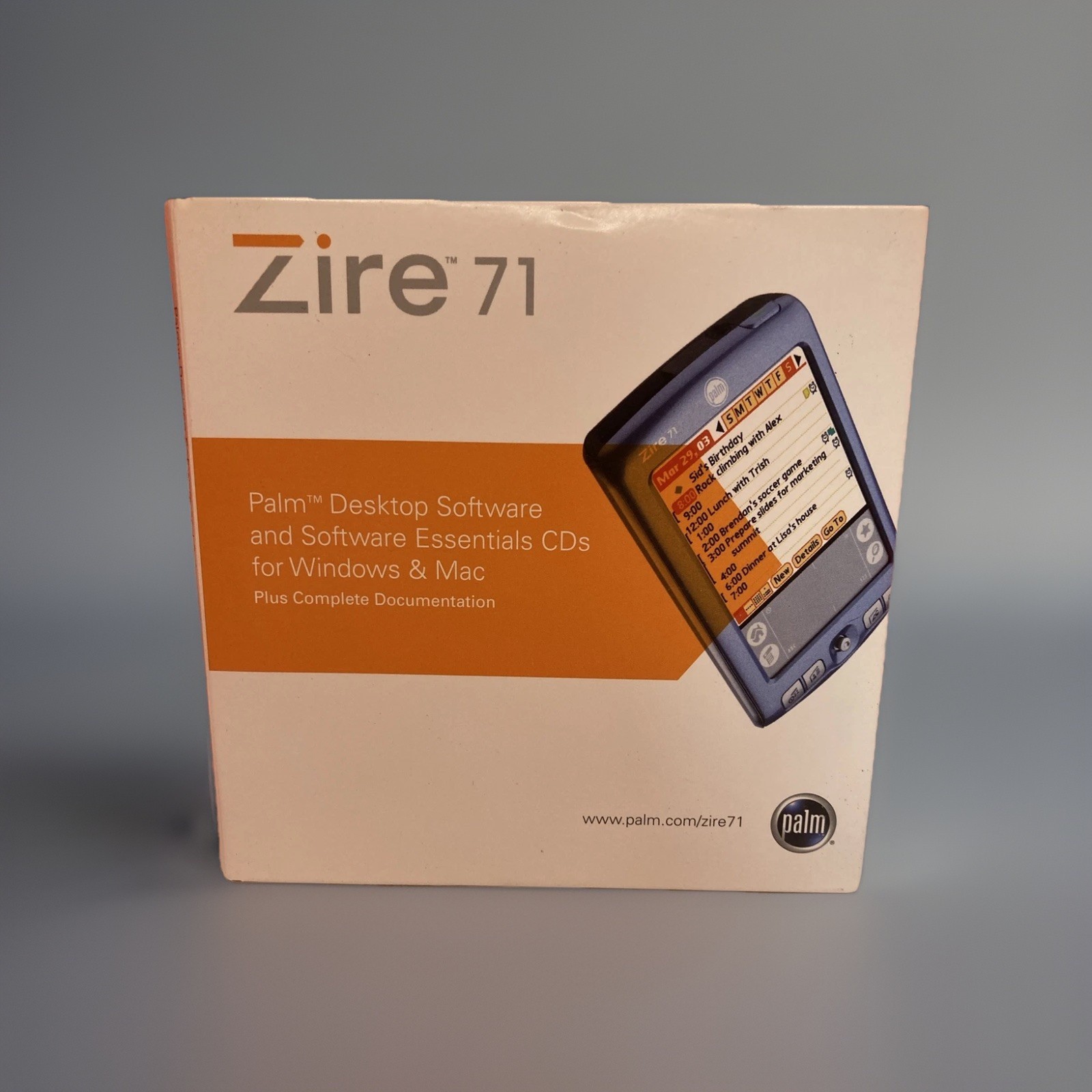 Zire Palm Desktop Software New 3 Disks 2 Set Lot 2002-2003