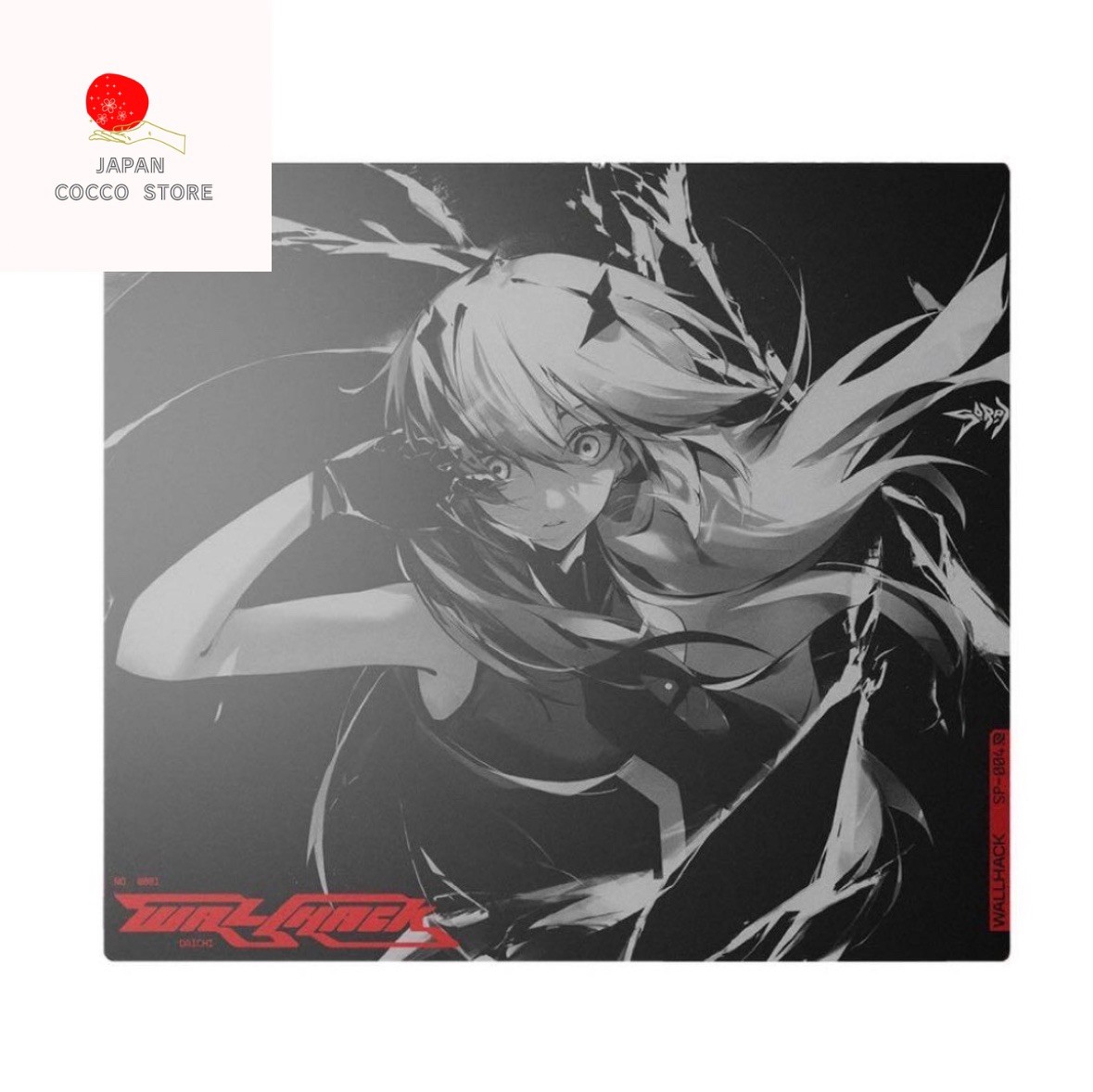 Skypad Wallhack SP-004 Limited Edition Mousepad Frenzy Sora Black