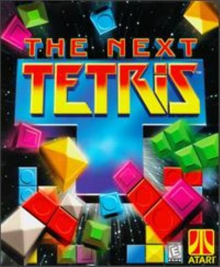The Next Tetris PC CD move & align colored dropping blocks shapes puzzle game