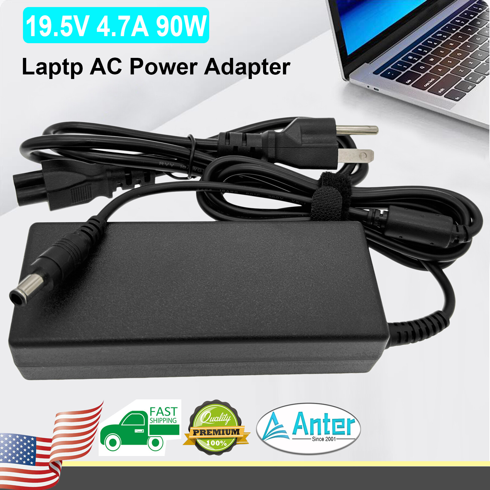 AC Adapter For LG Ultragear 27GL850-B 27" LED Gaming Monitor Power Supply Cord