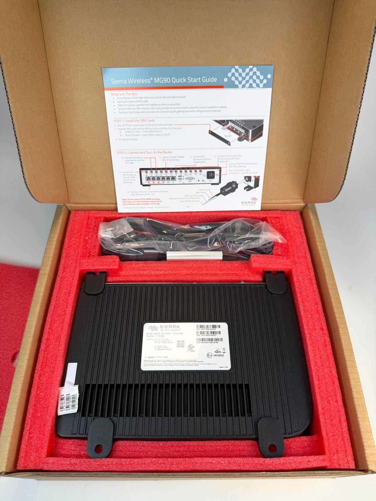 Sierra Wireless MG90 Wireless Router Dual LTE-A PRO 1103982 Brand NEW