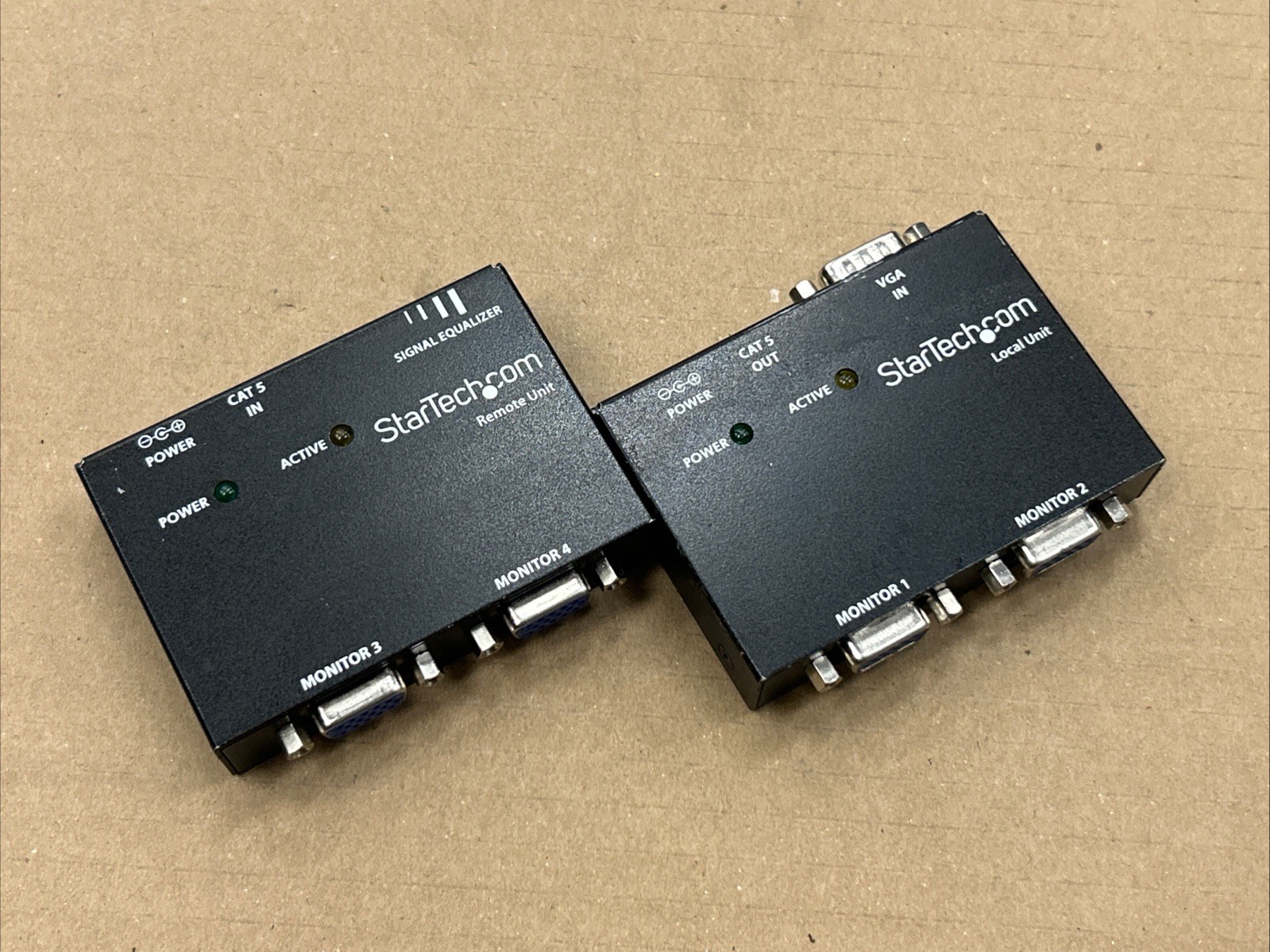 Startech ST121UTP VGA Video Extender Over Cat 5 with Audio tested working