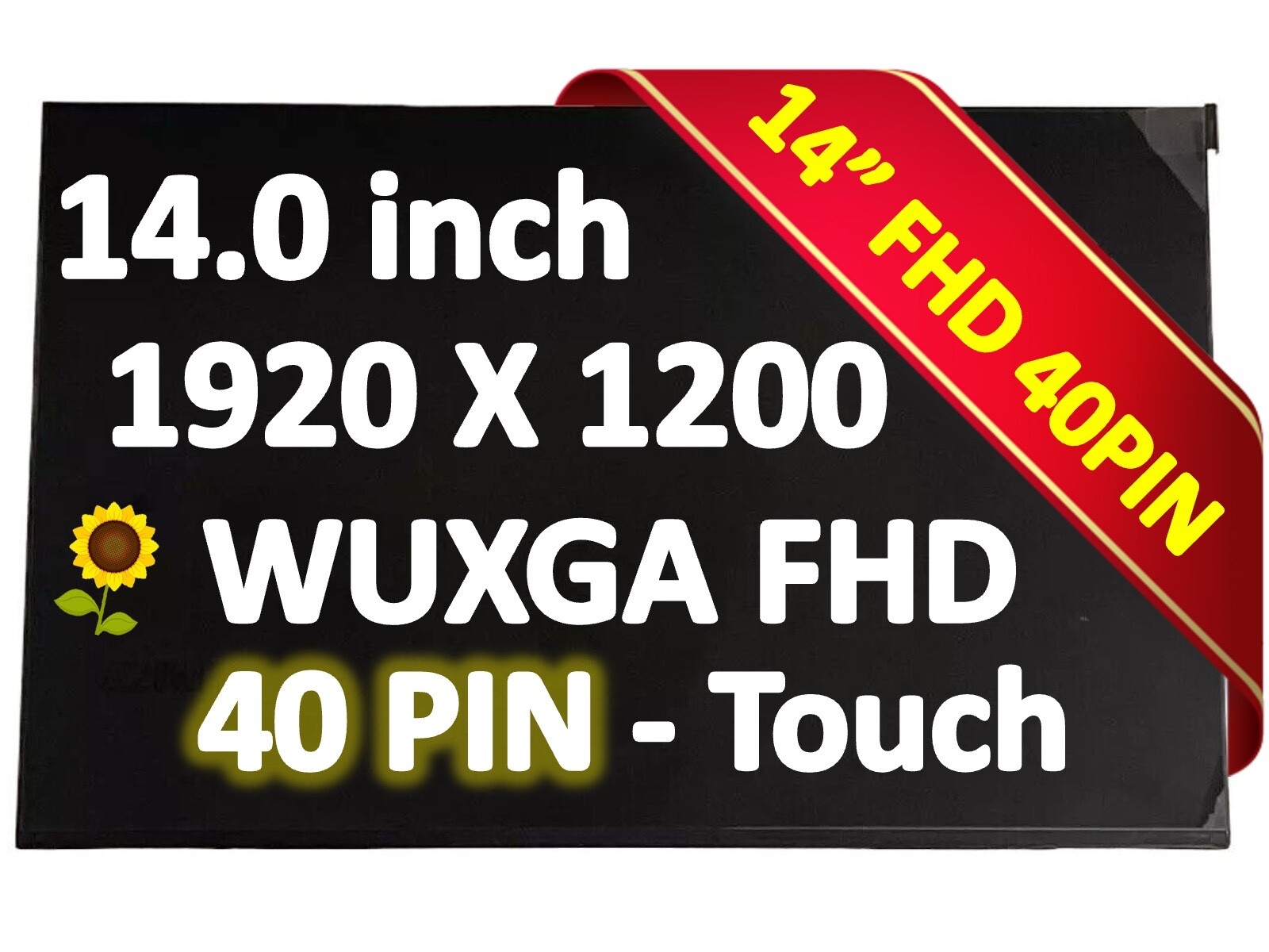 NV140WUM-T03 LCD LED Screen 14" 1920x1200 Display New 40Pins 60Hz Touch Screen