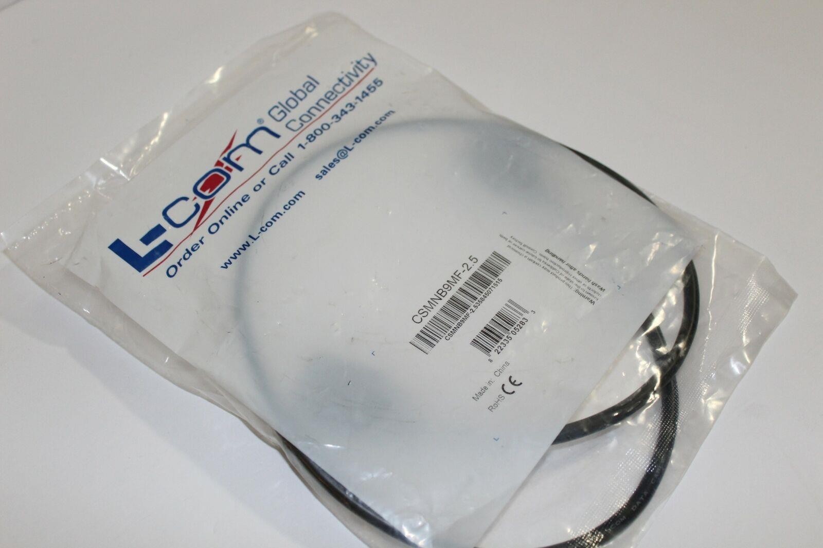L-COM CSMNB9MF-2.5 L-COM Global Connectivity Computer Cable