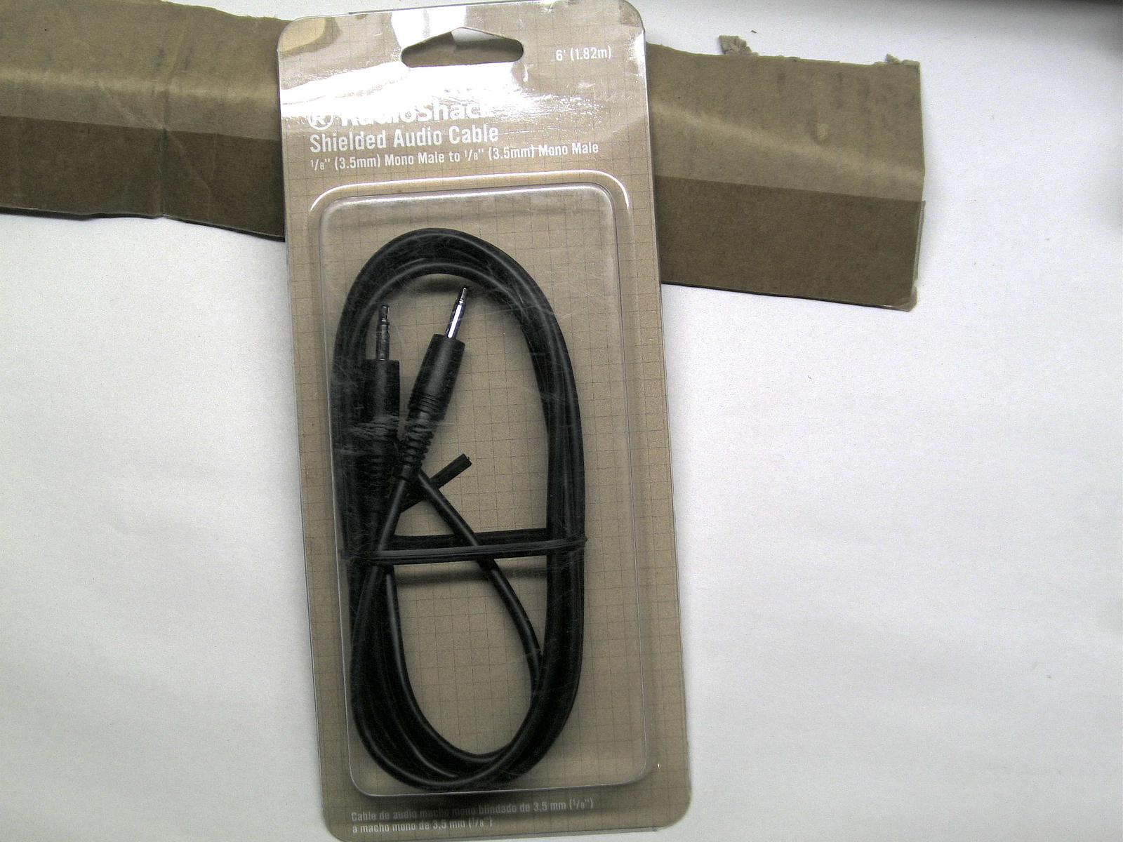 RadioShack 6-Foot 1/8' Shielded Mono Plug Cable