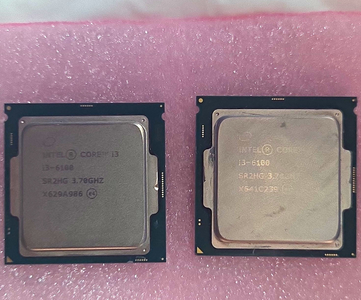 Intel Core i3-6100 3.70GHz LGA1151 2-Core CPU SR2HG Lot of 2
