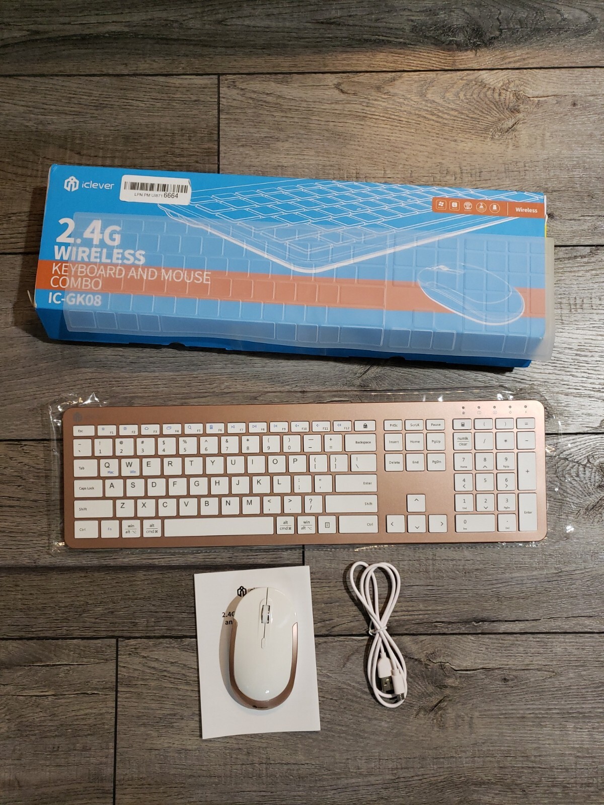 iClever GK08 Wireless Keyboard and Mouse, Rechargeable Wireless Dustcover Tested