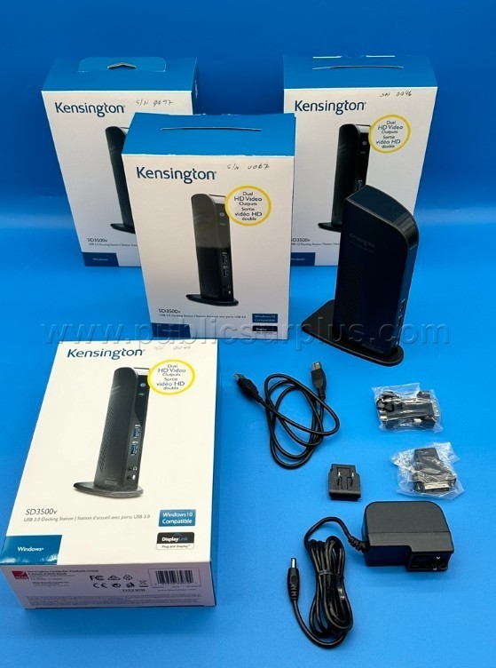 KENSINGTON SD3500V USB 3.0 Docking Station New And Sealed RETAIL IS $139.99