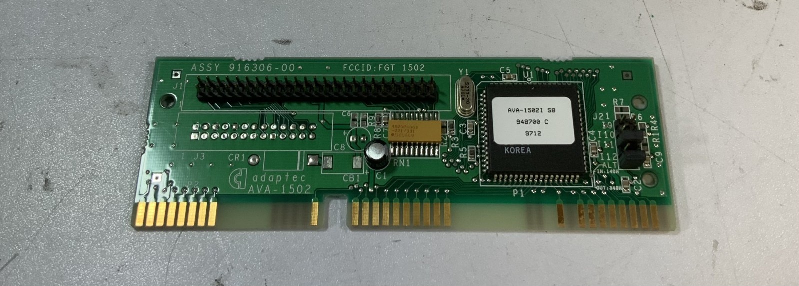 Adaptec AVA-1502 SCSI Host Network Adapter Card (916306-00) "P4D"