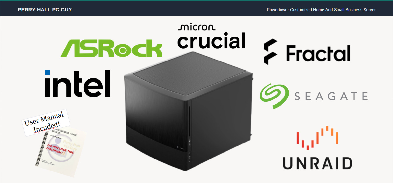 Powertower Home And Small Business Server - 4+ TB NAS - Custom Configurations