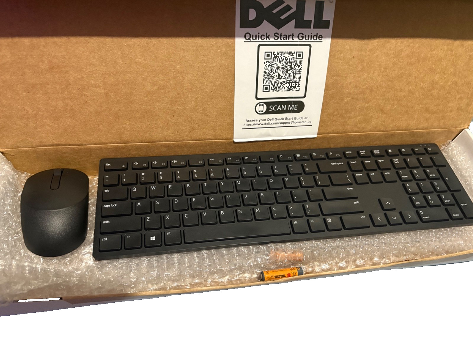Dell Pro Wireless Keyboard and Mouse – KM5221W- New Open Box