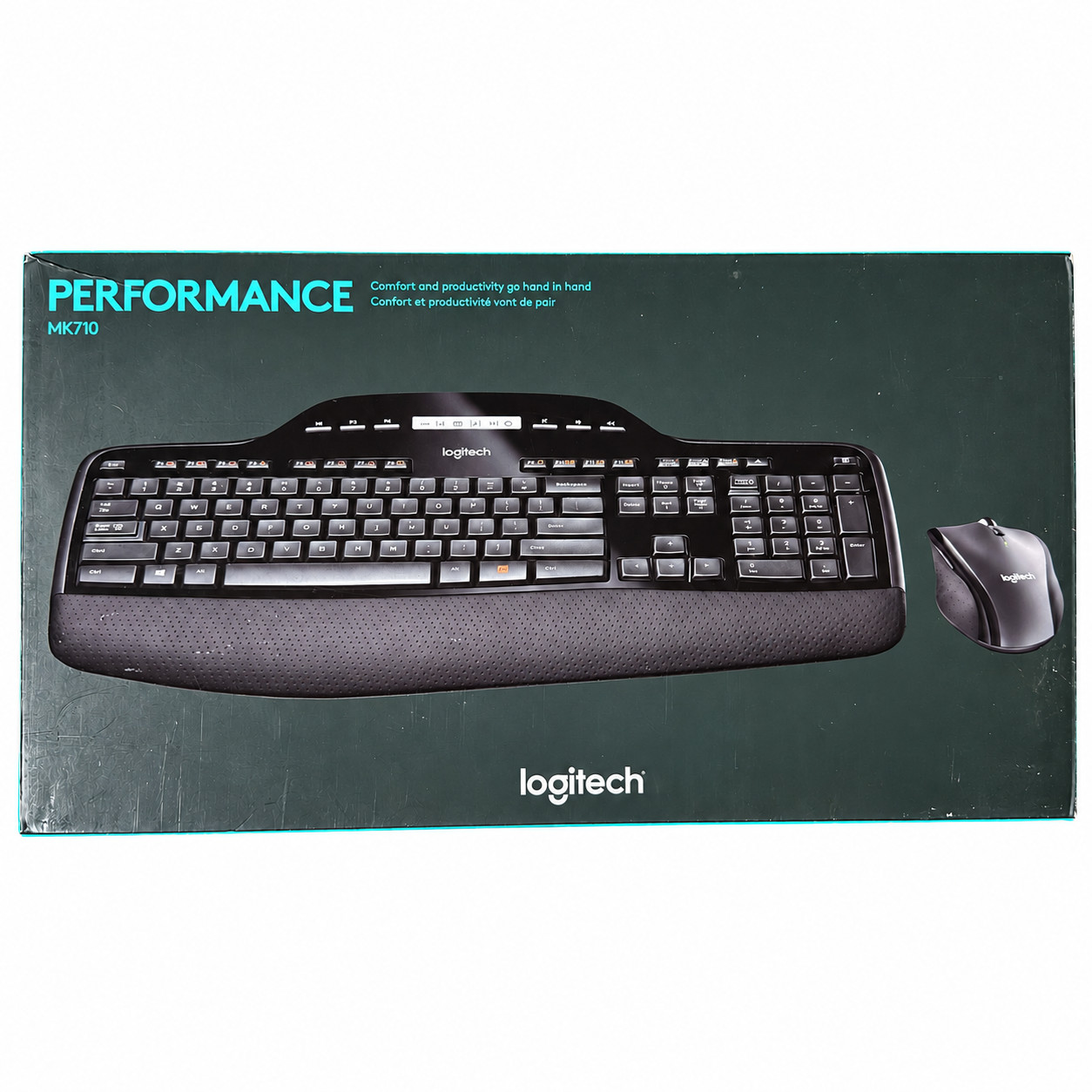 Logitech MK710 Performance Wireless Keyboard Mouse Unifying Receiver Combo NEW