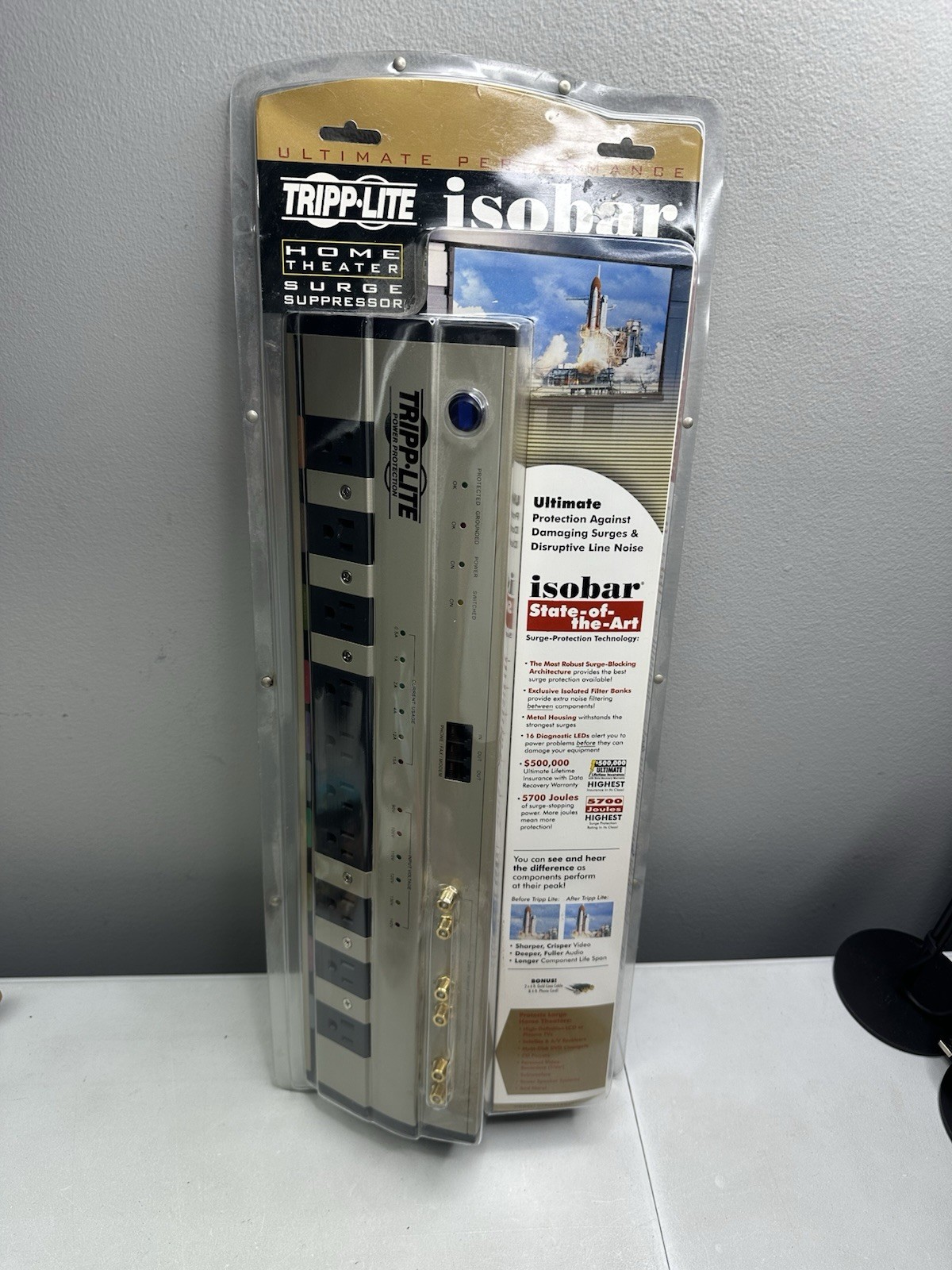 New Tripp-Lite HTPOWERBAR10 Transient Voltage Surge Suppressor Protector
