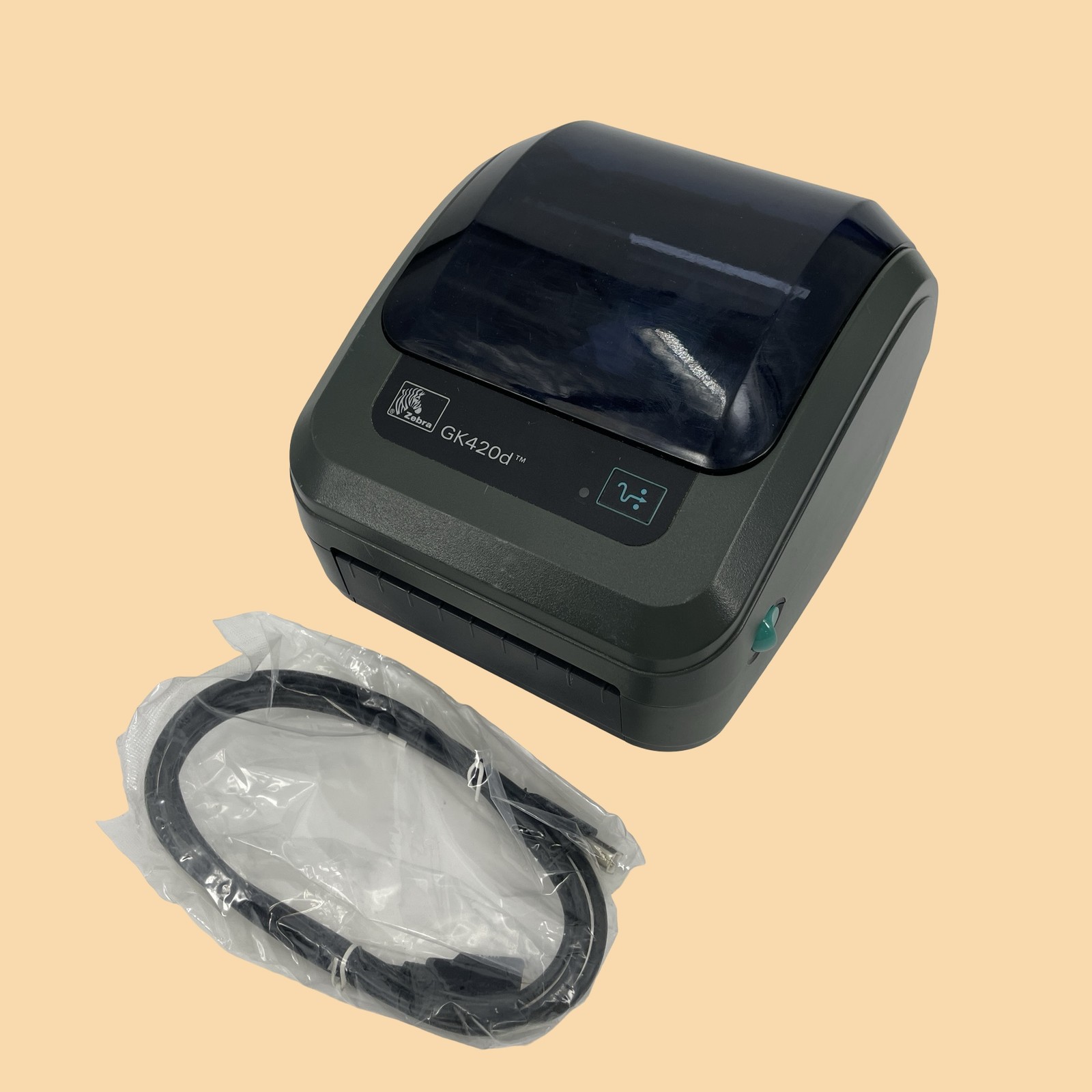 Zebra GK420D Direct Thermal Transfer Barcode Printer USB / LAN GK42-202210-000