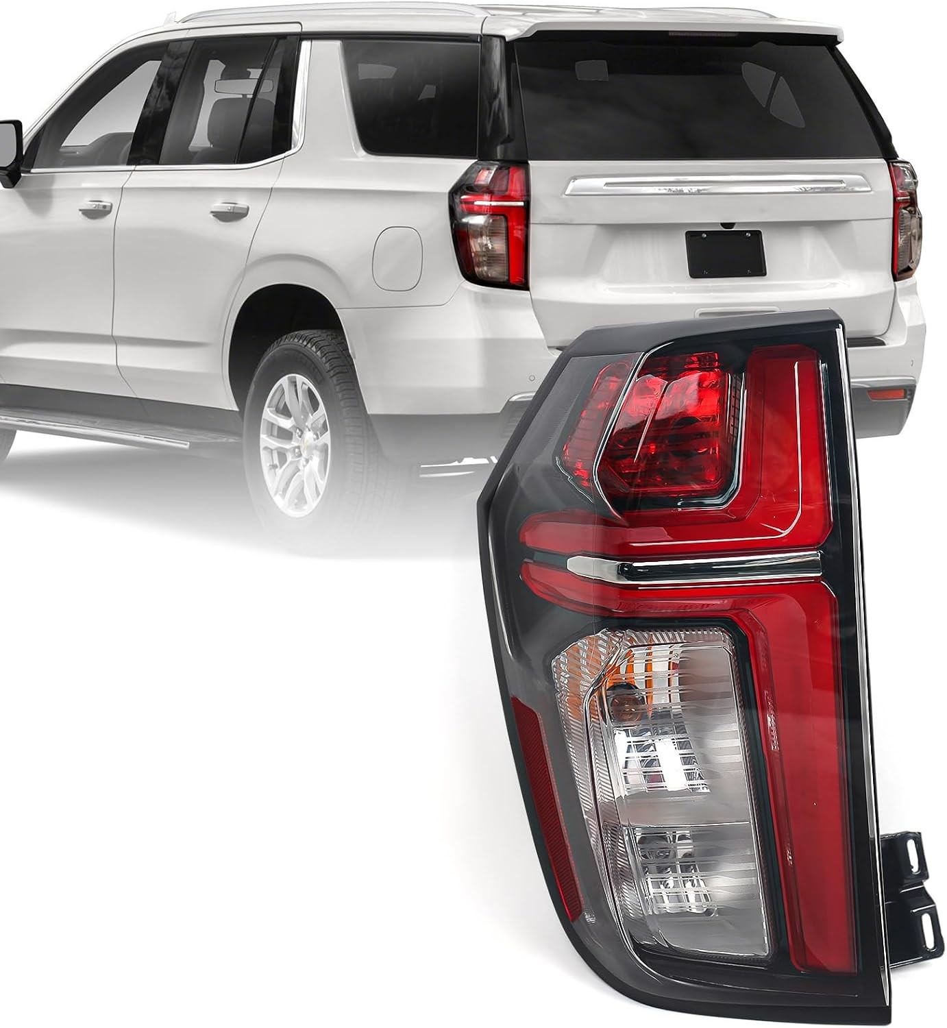 FIONE Tail Lights Compatible with Chevy Tahoe Suburban 2021 2022 2023 with LE...