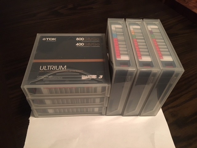 Lot of 20PCS TDK LTO-3 Ultrium 400 800 GB LTO3 Tape With Barcode Label