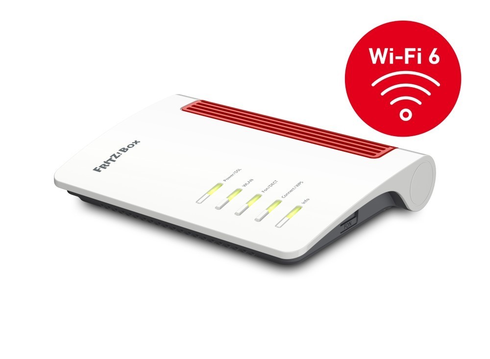 FRITZBox 7530 AX Wireless Router Gigabit Ethernet Dual-Band (2.4 GHz/5 GHz) 3G