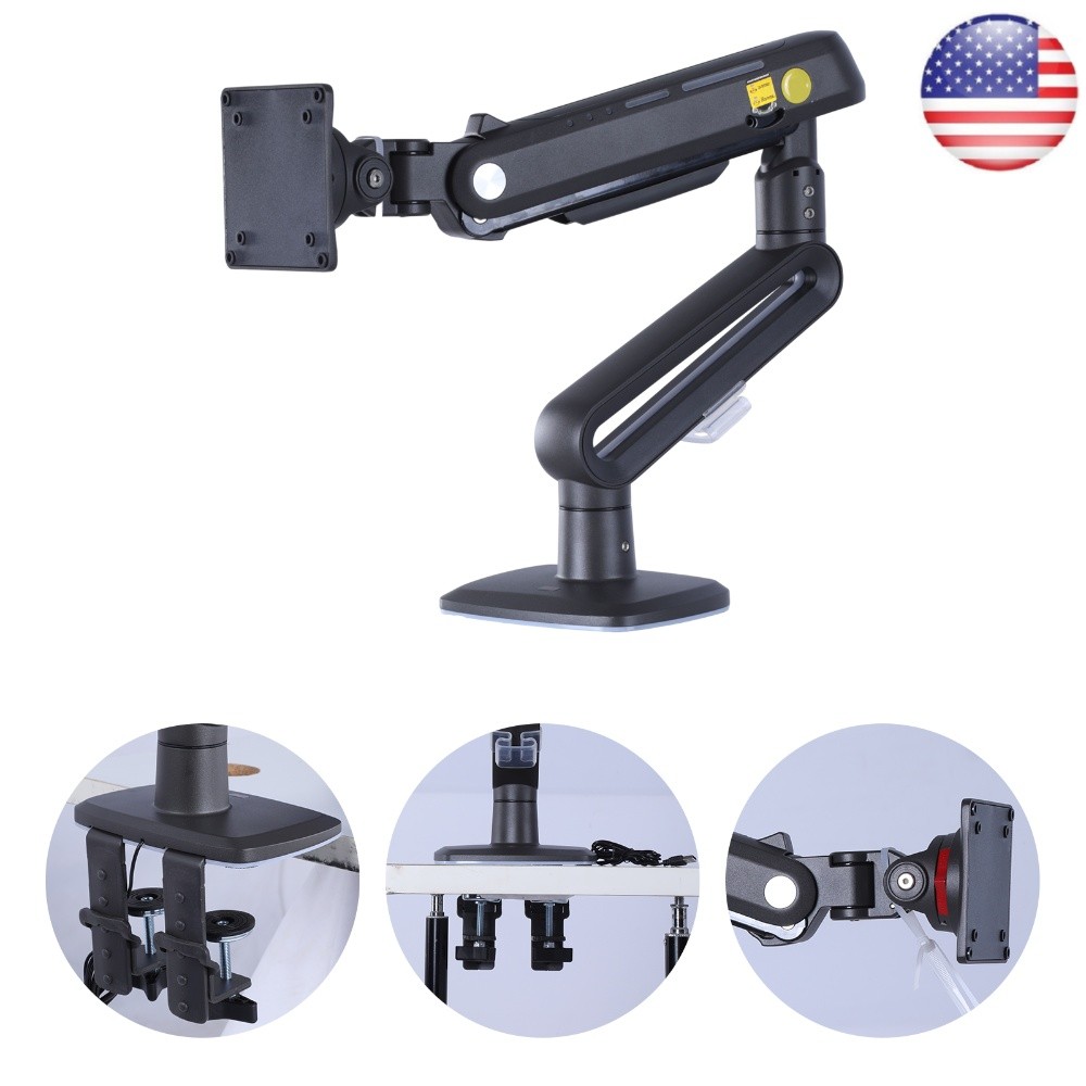 Gaming Monitor Mechanical Arm RGB Ultrawide Screen Desk Mount for PC Accessories