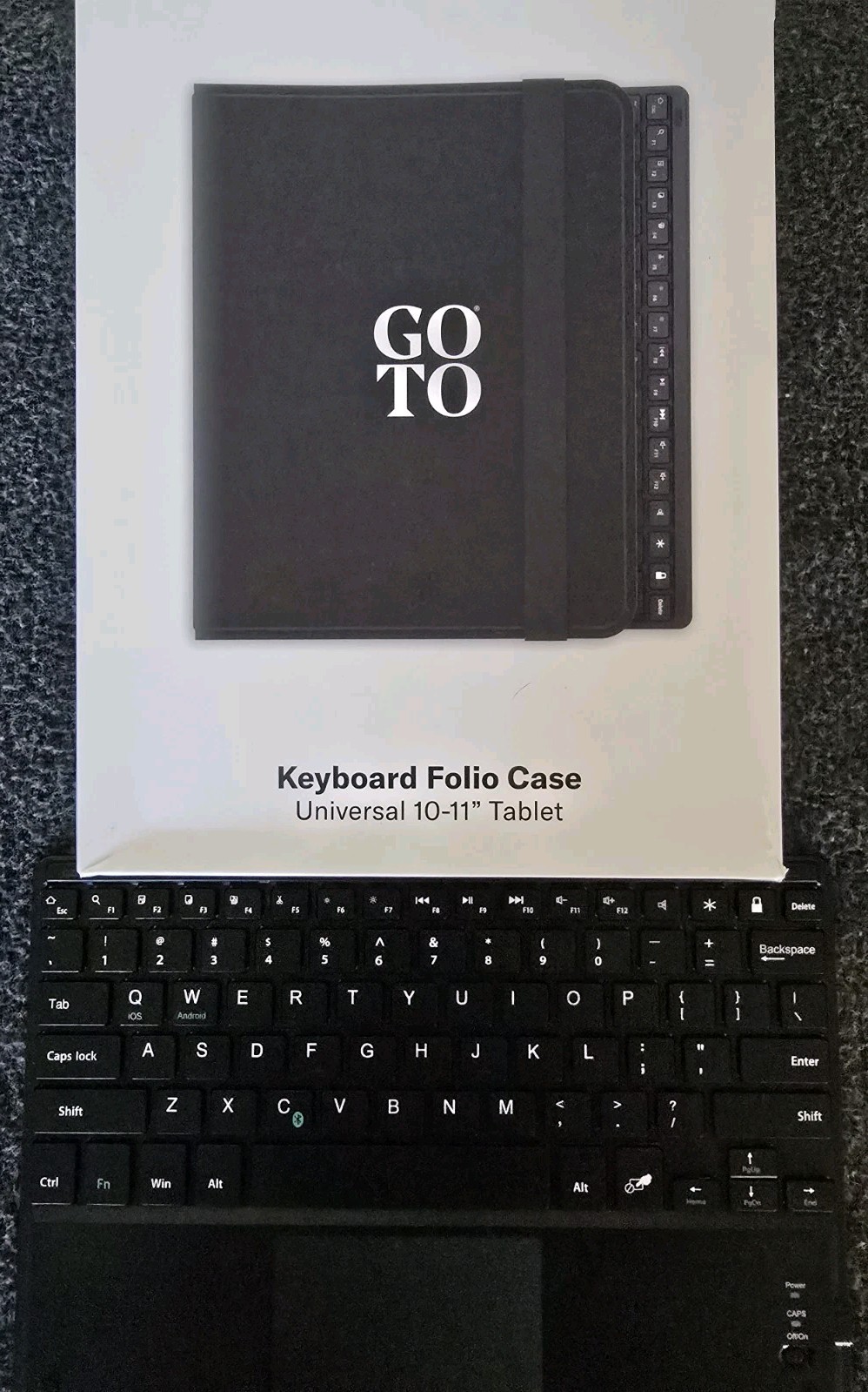 Replacement  Keyboard For "GoTo Universal Folio 10-11 Inch" Android/Apple *New*
