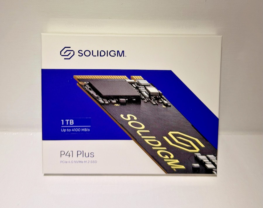 Solidigm P41 Plus Series, 1TB PCIe GEN 4 SSDPFKNU010TZX1