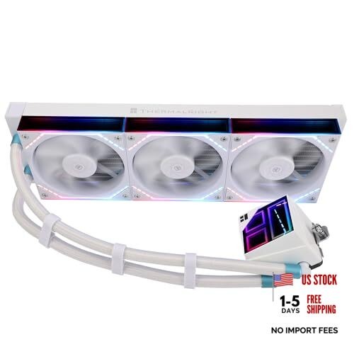 Frozen Infinity 360 WHITE CPU Water Cooler, with 360mm AIO White-FI360 WHITE