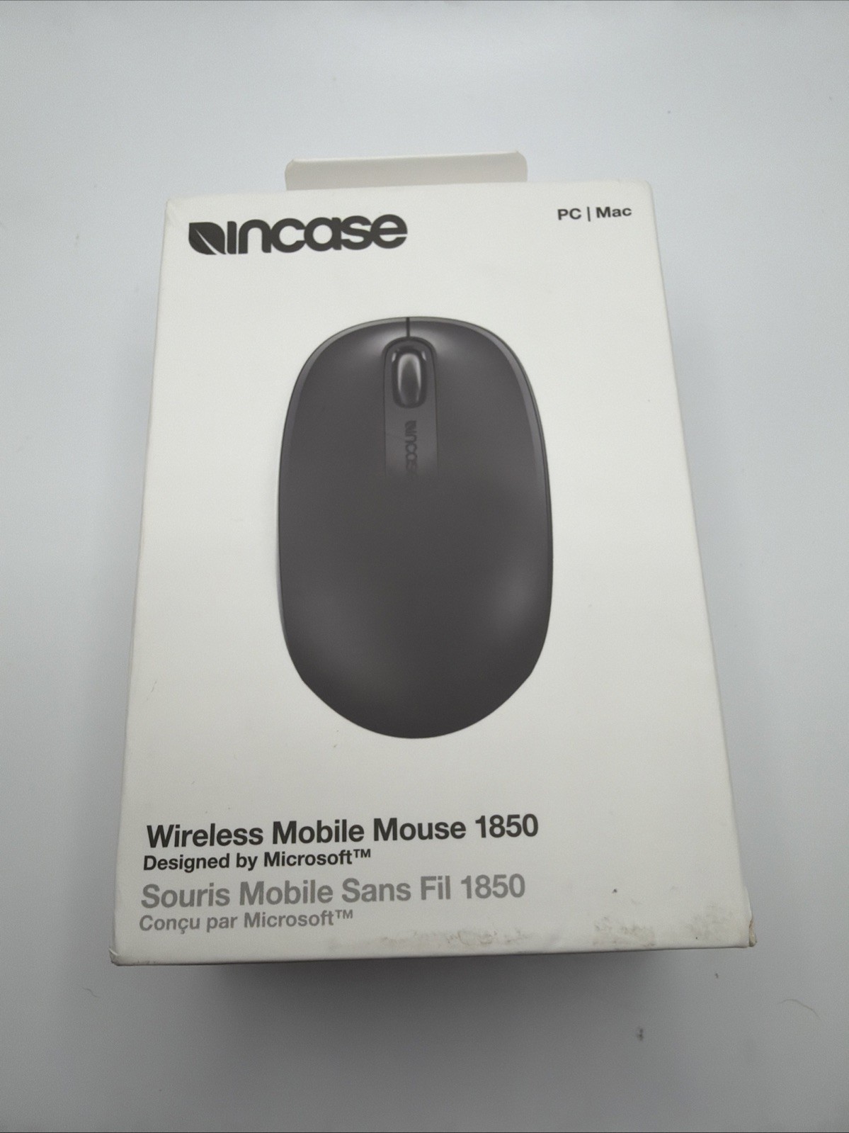 Incase Wireless Mobile Mouse 1850 Gray Wireless USB Optical 1000 DPI 3-Button