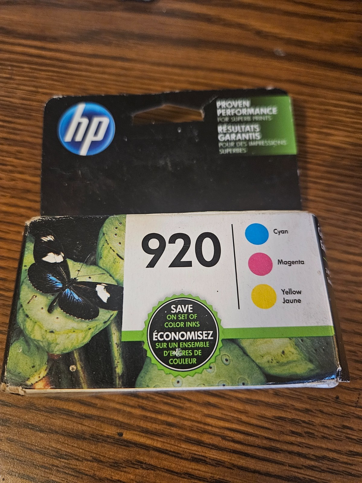 HP 920 Tri-Color Ink Cartridges Genuine OEM New in Sealed Box