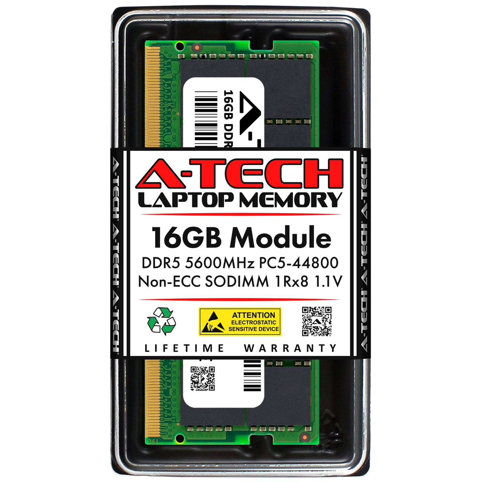 16GB DDR5 PC5-44800 SODIMM (Replacement for Hynix HMCG78AGBSA092N) Memory RAM