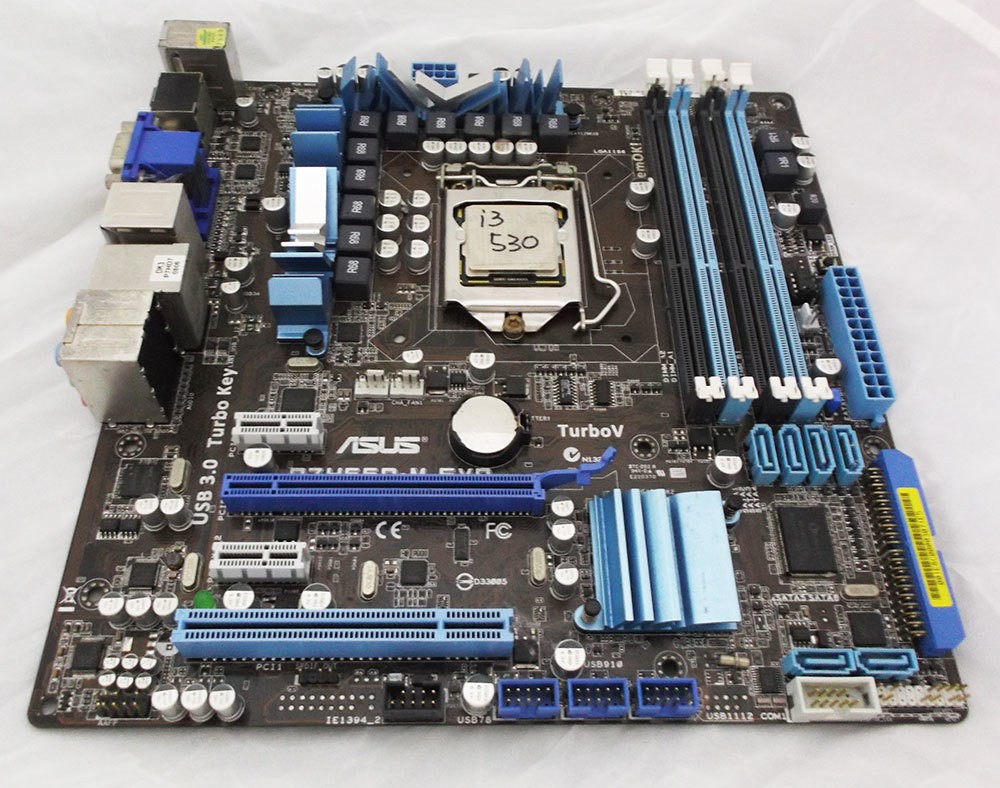 [Used] ASUS P7H55D-M EVD Motherboard Working