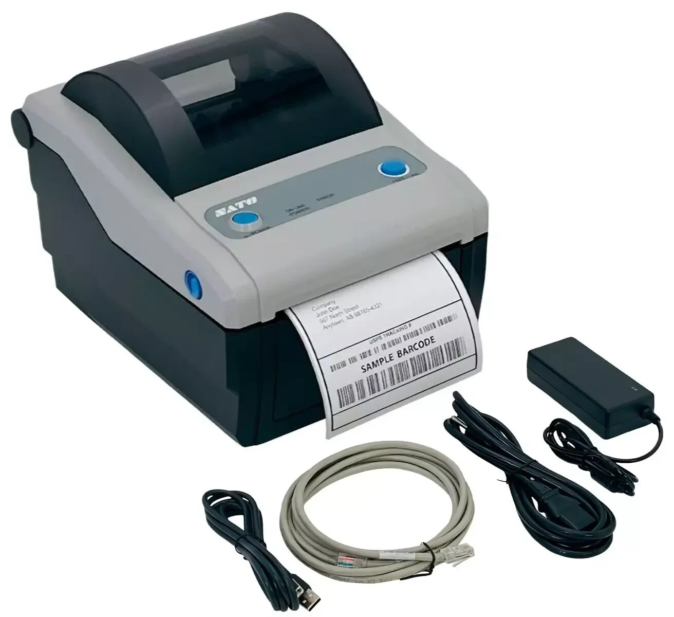 SATO CG412DT Thermal 4x6 300dpi Network Label Printer - similar to Zebra ZP450