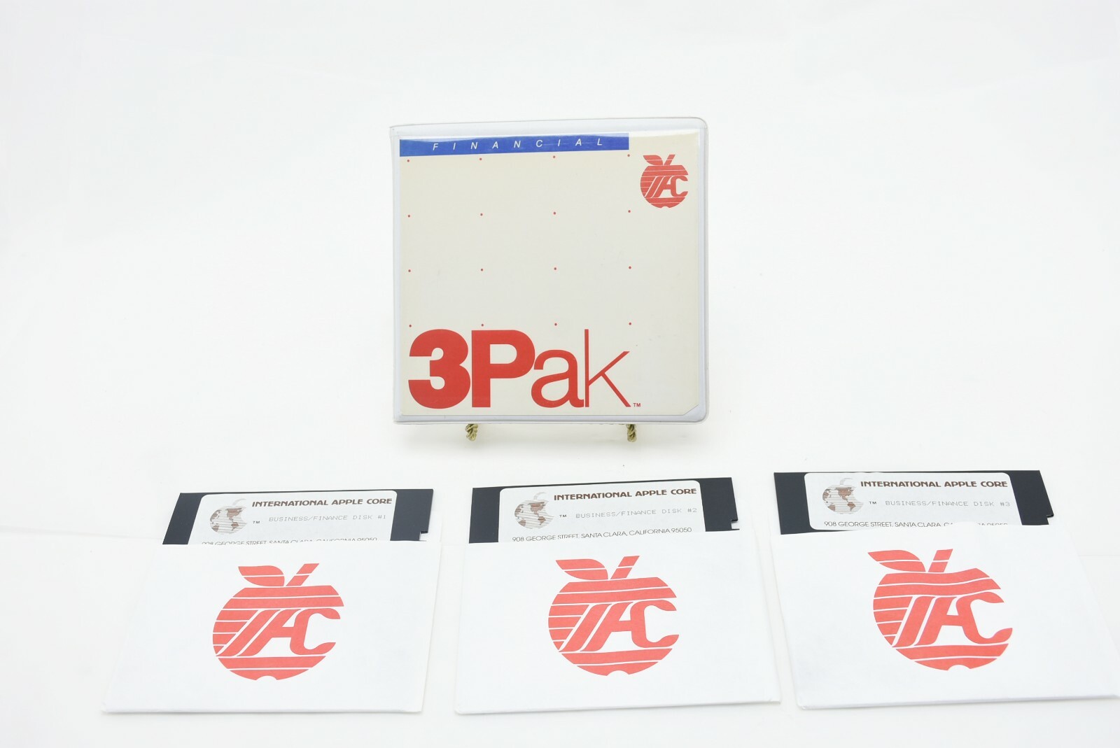 International Apple Core Business / Finance Software 5.25" Floppy Disks