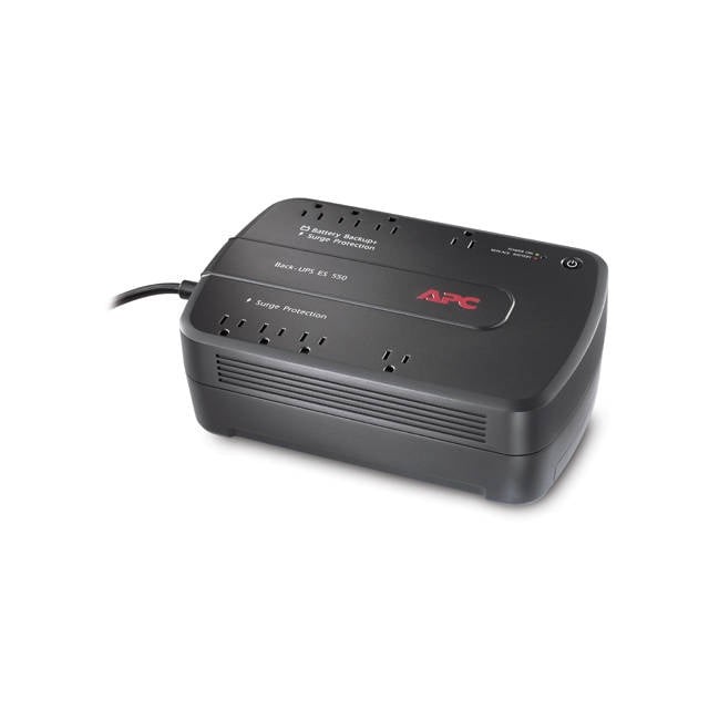 APC Back-UPS ES 550VA 330W Desktop Uninterruptible Power Supply with 8 Outlets