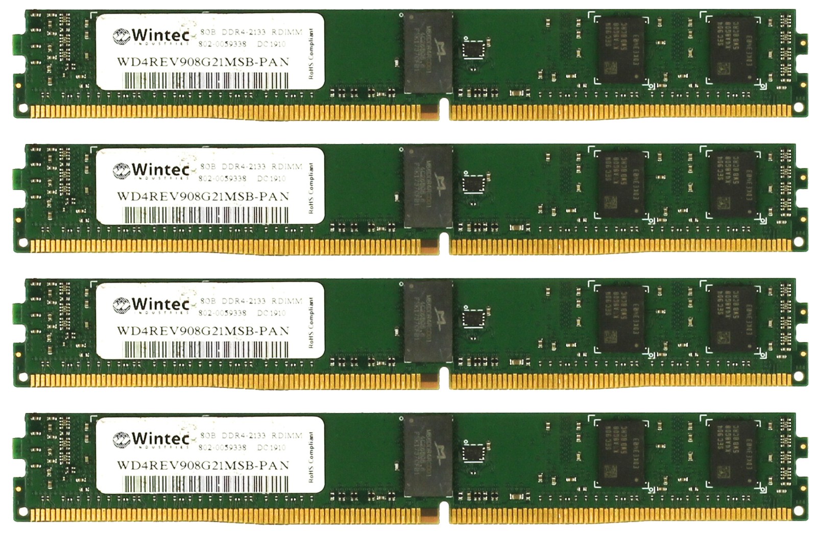 Wintec WD4REV908G21MSB-PAN 8GB Memory Module-Set of 4