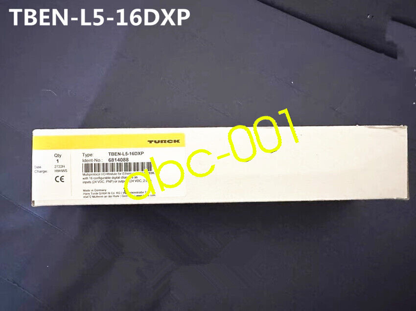 1pcs TURCK TBEN-L5-16DXP 6814088 Configurable I/O Module
