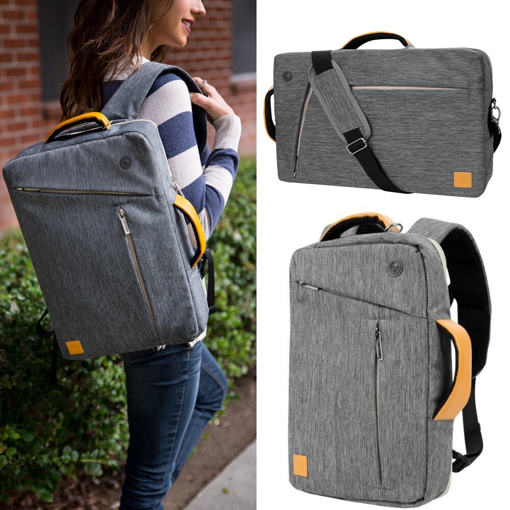 Gray 3 In 1 Nylon Laptop Bag For 13" iPad Pro 12.9 / Macbook Air 13 /  Pro 13