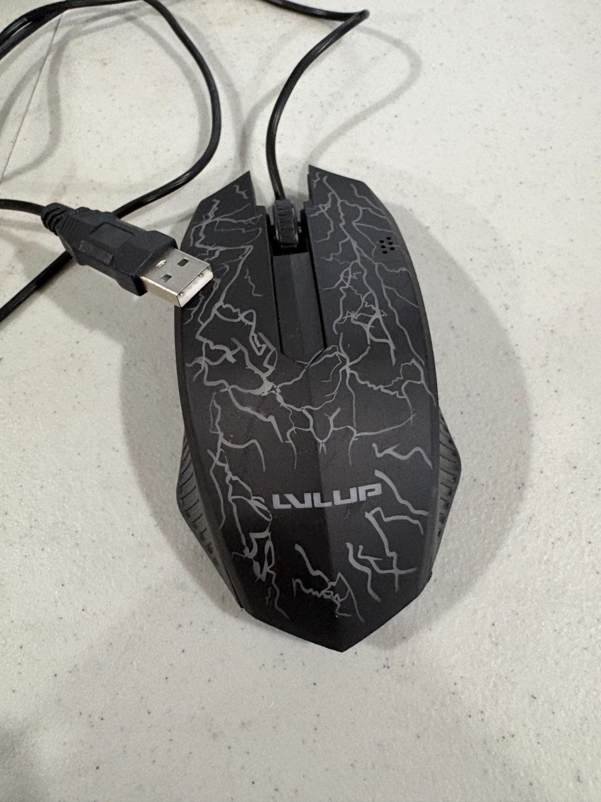 LVLUP USB 2.0 LU800-BLU Wired Multicolored LED Gaming Mouse