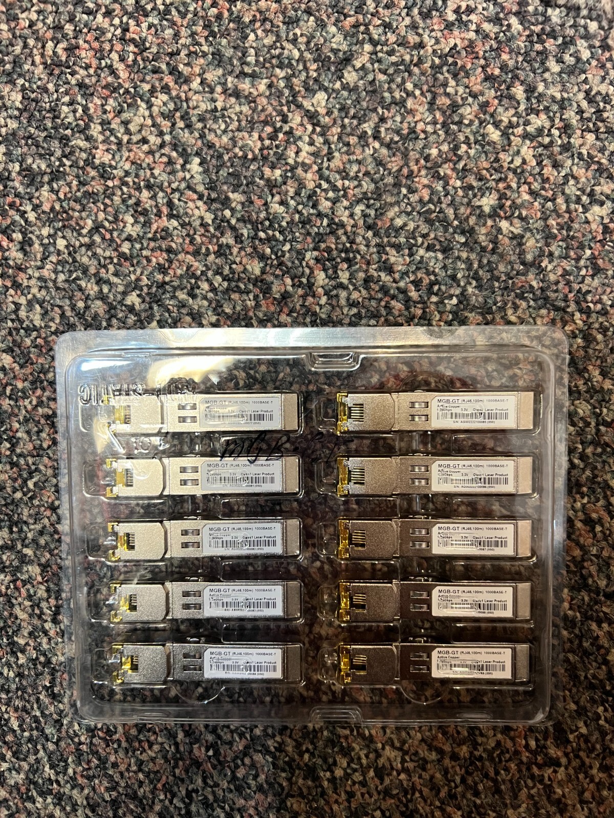PLANET MGB-GT Compatible 1000BASE-T SFP Copper RJ-45 100m Transceiver 10 PACK
