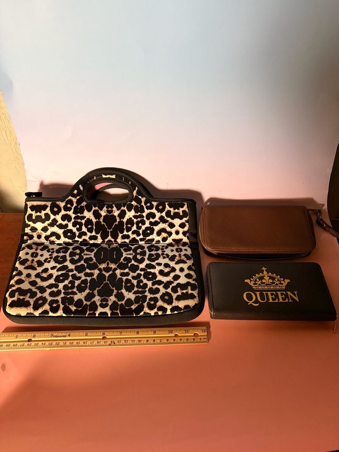 Macbeth Collection Laptop Sleeve and Two Wallets Set