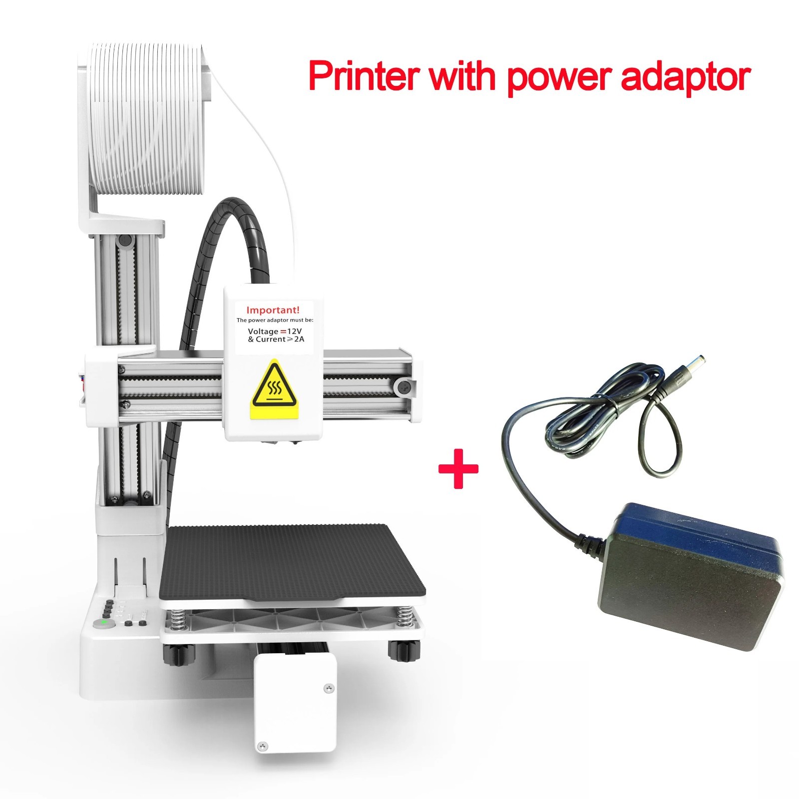 3D Printer Entry Level PLA TPU 1.75mm Filament w/ Power Adapter