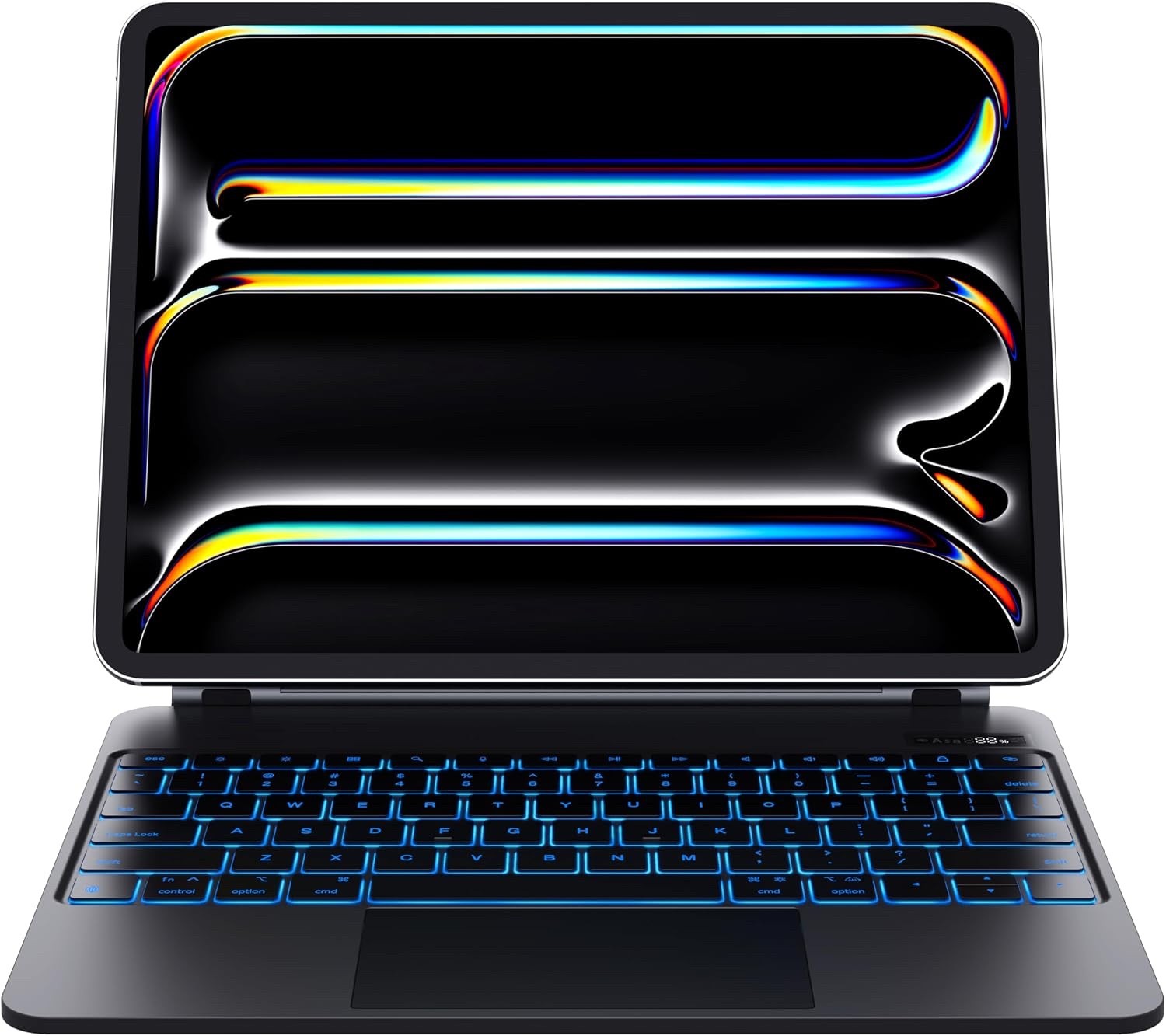 CHESONA Magic Keyboard Case for iPad Pro 13", M5 2025/M4 2024, 7 Color - Black