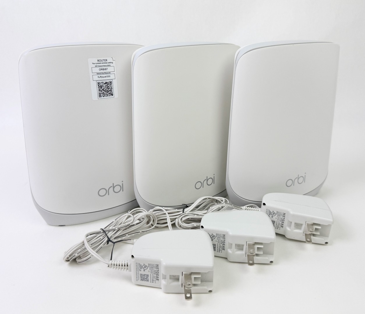 NETGEAR RBK753P-100N AX5200 Tri-Band Mesh Wi-Fi 6 System (3-pack) - White