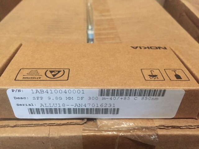 Nokia  1AB410040001 SFP 9.8304G 300m S1:1 Transceiver Module (NEW)